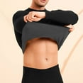 thumbnail image 5 of TMOYZQ Long Johns Thermal Underwear for Men Fleece Lined Base Layer Pajama Set Cold Weather Slim Fit Soft 2 Piece Long Johns Underwear Sets, 5 of 5