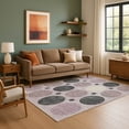 thumbnail image 7 of Addison Rugs Mayfield Premium Machine Washable Transitional Geometric Blush Rectangle Rug, 8' x 10', 7 of 7