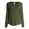 thumbnail image 3 of No Boundaries Juniors' Long Sleeve Raglan Elevate Tee, 3 of 6