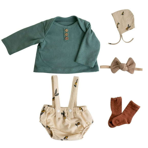 Ropa para muñecas Reborn EKOKIZ, moda niña, 43-56 cm, poliéster