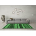 thumbnail image 3 of Ahgly Company Indoor Rectangle Oriental Emerald Green Traditional Area Rugs, 2' x 5', 3 of 4