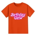thumbnail image 6 of XEGLSBU Girls Shirts 5T Dinosaur Girl's Birthday Cute Shirts and T Shirt Short Sleeve (1Y 13Y) Orange Size 3-4 Years, 6 of 6