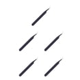 thumbnail image 1 of Soidarity Pinzas para uñas de acero inoxidable, cabeza angular antiestática, herramientas adhesivas para manicura, mango antideslizante, suministros para Cabeza angular 5piezas Soidarity CBP221319, 1 of 5