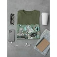 thumbnail image 3 of Retro Futuristic Collage T-Shirt Men -Image by Shutterstock, Male 3X-Large, 3 of 4