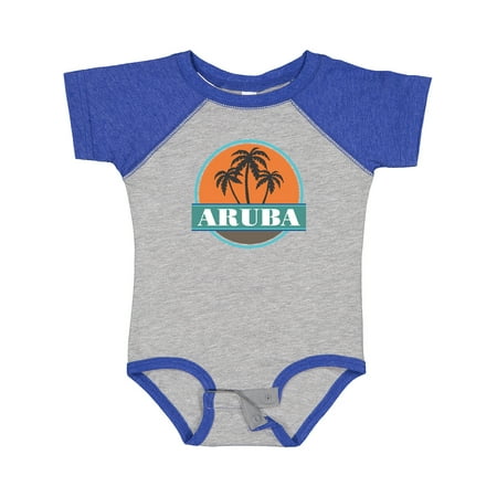 

Inktastic Aruba Vacation Sunset Gift Baby Boy or Baby Girl Bodysuit