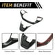 thumbnail image 4 of Accesorios Únicos 1 Juego de Recortes para el Volante para Ford Maverick 2022-2024 Adhesivo Decorativo del Panel del Volante Patrón de Fibra de Carbono ABS Negro, 4 of 6