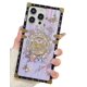 thumbnail image 1 of Funda compatible con iPhone de 16 a 6,1 pulgadas con purpurina de lujo, diseño de mariposa, plegable, con soporte, suave, con efecto espejo de policarbonato, antideslizante, para mujeres y niñas, 1 of 6