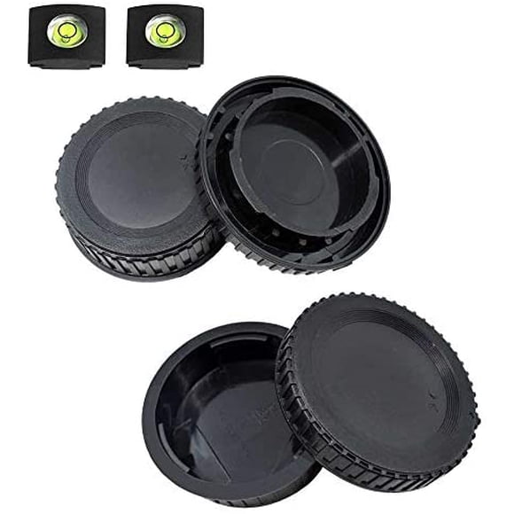 Front Body Cap and Rear Lens Cap Cover for Nikon D7500 D7200 D7100 D7000 D5600 D5300 D5200 D5100 D3500 D3400 D3300