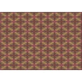 thumbnail image 1 of Ahgly Company Machine Washable Indoor Rectangle Transitional Copper Brown Area Rugs, 2' x 5', 1 of 7