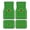 Football Field, variant on 4-Piece Car Floor Mats Set, Football Field Crystal Velvet Automotive Front & Rear Floor Liners, Universal Fit for Car, Truck, SUV