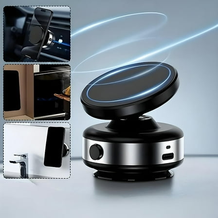 Foluu 360° Upgraded Magnetic Phone Holder Electric Vacuum Suction Car Mount Universal Stander