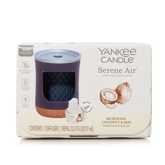 Yankee Candle Serene Air Renewing Coconut & Iris Portable Diffuser