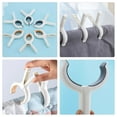 thumbnail image 5 of Minkissy Rectangular Drying Clips Plastic 6Pcs 3.93x3.14x0.47In, 5 of 8