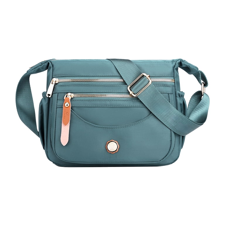 Fnyoxu Waterproof Nylon Crossbody Bag for Men and Women  display picture 3