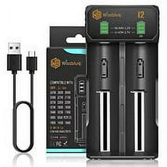 vape batteries 16340 Amazon.com: 18650 Battery Charger,21700 Battery Charger,3.7V Lithium ion  Rechargeale Battery for 3.7 Volt Battery 18650 18500 18350 10440 14500  16650 16340 20700 21700 26650 Batteries (4 Bay) : Electronics main image 0