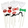 thumbnail image 4 of GOOHOCHY Merry Christmas Photo Props Kit 38 Assorted Booth Props on Sticks for Celebrations, 4 of 8