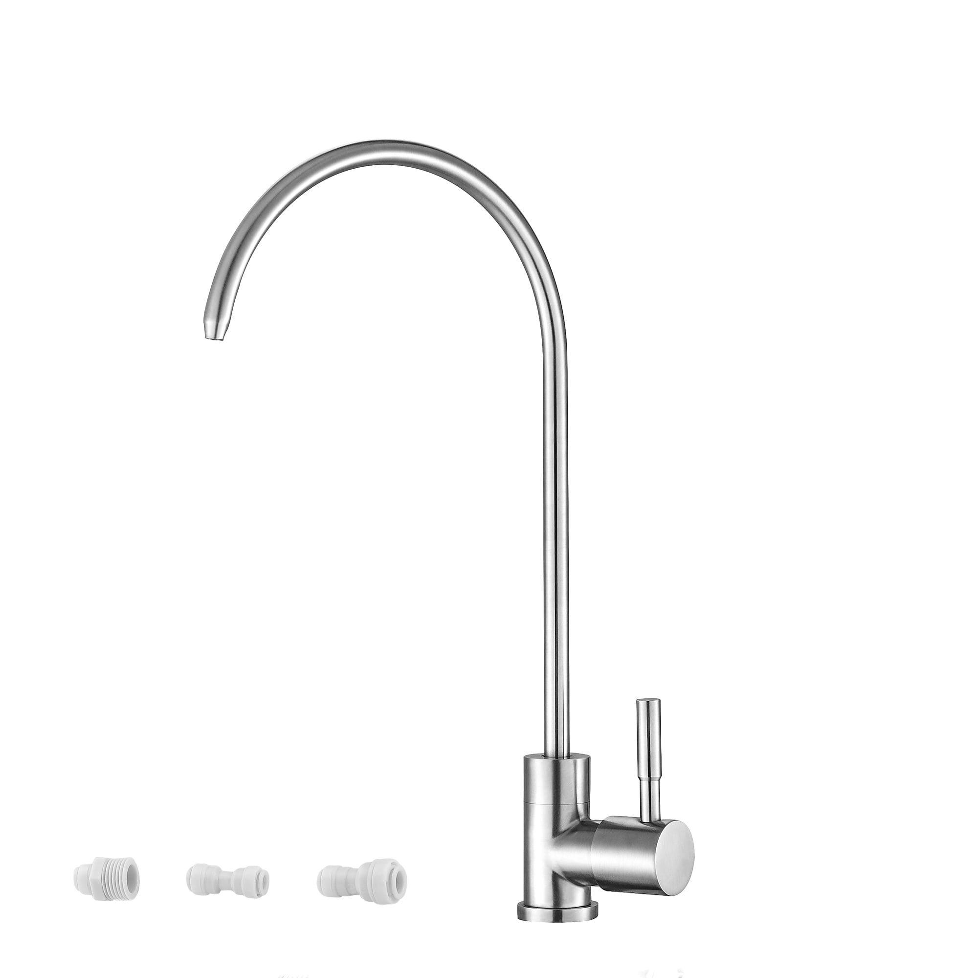 Brushed Nickel Finish Stainless Steel Kitchen Sink Faucet (Cold Water Tap)