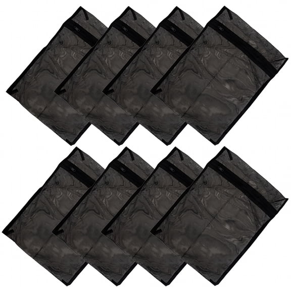 ACDANC 8 Pcs Black Laundry Bag for Delicates Mesh Bags Garment Washing Machine Lingerie Travel