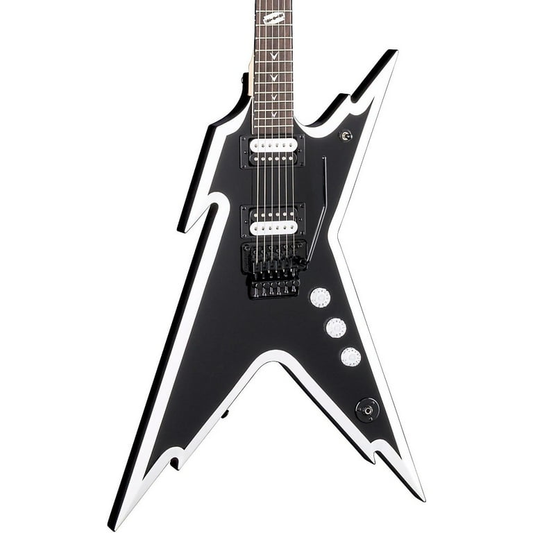 ギター Dean Razorback Two-Tone Dimebag Darrell New Arrival Dean Dime Razorback Black Tooth Limited Electric