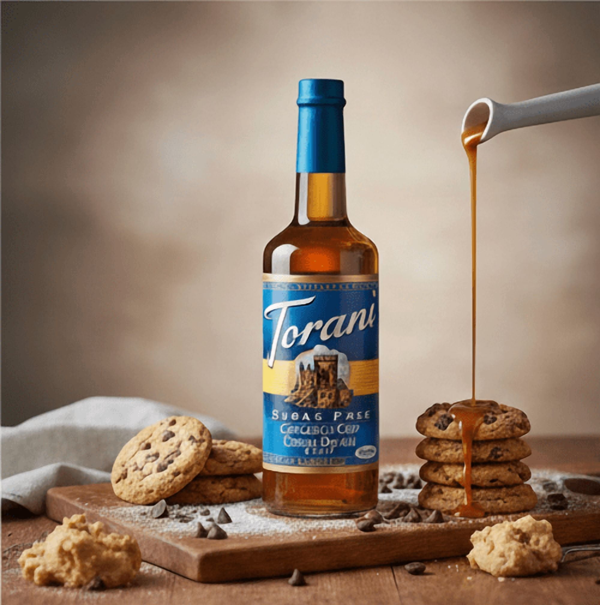 Torani Chocolate Chip Cookie Dough Sugar Free Syrup cs 12/750 ml