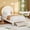 Beige, variant on Senfot Twin LED Upholstered Bed for Bedroom, Princess Platform Bed with Rainbow Headboard, Storage Drawer, No Box Spring, Easy Assembly, Pink - Fun & Comfortable Bed