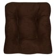 thumbnail image 3 of Fluffy Memory Foam Non Slip Chair Cushion Pad 6 Pack Chocolate, 3 of 5