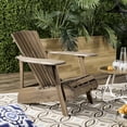 thumbnail image 2 of Safavieh Mopani Outdoor Patio Adirondack Chair - Rustic Brown, 2 of 9