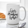 thumbnail image 6 of CafePress - Beer Drinking Babe - 15 oz Ceramic Large White Novelty Mug, 6 of 6