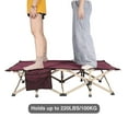 thumbnail image 6 of REDCAMP Kids Travel Camping and Portable Folding Cot, Extra Long Kids Cot for Sleeping 2-7 Years, Red 53"x26" Toddler Bed for Outdoor Indoor Home, 6 of 6