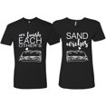 thumbnail image 1 of We Finish Each Others Sandwiches His and Hers Matching Couples T shirts, Black, Mens S-Womens S, 1 of 3
