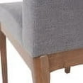 thumbnail image 5 of GDF Studio Hampton Mid Century Modern Upholstered Dining Chairs, Set of 2, Dark Gray Fabric and Walnut, 5 of 8