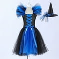 thumbnail image 2 of LUOGENLI Girls Dresses Size 5T Toddler Kids Baby Girls Magnificent Witch Black Gown With Hat Fancy Tutu Dress Up Party Tulle Dresses Dresses For Girls 10-12 Years Dresses For Girls 8-10 2, 2 of 6