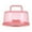 Pink, variant on Cake Carrier with Lid and Handle, Bpa-Free Cake Holder Storage Container Cupcake Carrier Keeper - Cake Stand with Lid Portable Round Two Sided Base for 10 Inch Cake Perfect Gifts