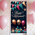 thumbnail image 6 of Purple Design Happy Retirement Banner Gift Decoration Balloon Decoration Star Design for Retirement Party Indoor Celebration Event Backdrop, 6 of 8
