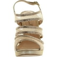 thumbnail image 3 of De Blossom Womens Yael-88 Dressy Party Heels Sandals, 3 of 4