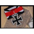 thumbnail image 1 of 1pc Top Quality 1813-1939 Iron Cross Badge With Diamond Oak Leaf With Certificate And Box Military Medal Souvenir Gifts, 1 of 5