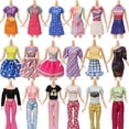 thumbnail image 1 of 18 Uds. De ropa para muñeca Barbie, accesorios para muñecas, juguetes, ropa para muñeca de niña, 30cm (estilo aleatorio) oso de fresa  Electrónica, 1 of 5