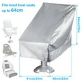 thumbnail image 2 of Housse de Siège de Bateau, Housses de Siège en Toile Robustes, Housse de Siège Pliable Imperméable pour Bateau, Durable et Résistante aux Intempéries, Housse de Protection pour Chaise de Pêche pour Prévenir les Dommages Causés par le Soleil, 2 of 9