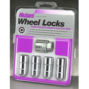 McGard 24234 Chrome Cone Seat Wheel Locks (9/16" - 18 Thread Size) - Set of 4