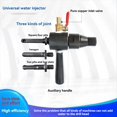thumbnail image 2 of Martillo eléctrico. El convertidor de inyector de agua se transforma en adaptador de taladro añadiendo una biela., 2 of 4