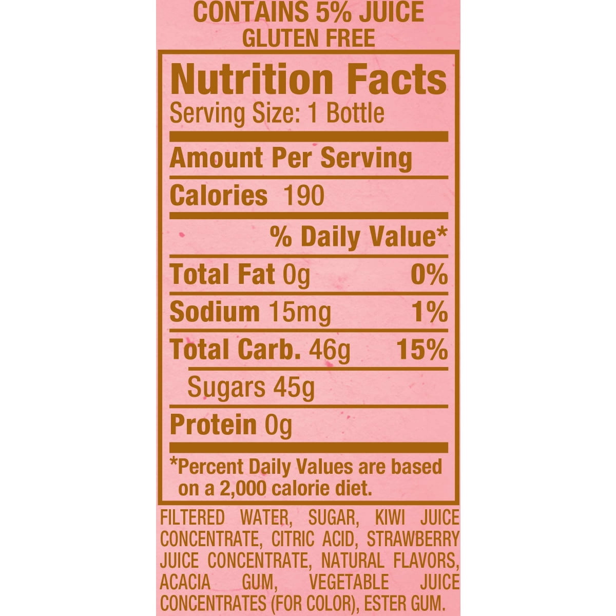 Snapple Kiwi Strawberry, 16 fl oz