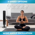 thumbnail image 3 of Ventilador de torre Comfort Zone Smart Wi-Fi oscilante 107 cm CZ12398, 3 of 9