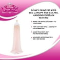 thumbnail image 7 of Disney Princess Kids Bed Canopy for Ceiling, Hanging Curtain Netting, 7 of 7