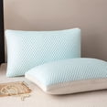 thumbnail image 4 of Primegos Summer Cool Pillow Washable 3D Texture Pillow with Mesh Border Breathable Cooling Pillow for Deep Sleep Home Bedroom Dormitory, 4 of 8