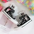 Alex 2025 Sanrio Kuromi Kids Canvas Shoes, Kawaii HighTop Sneakers for
