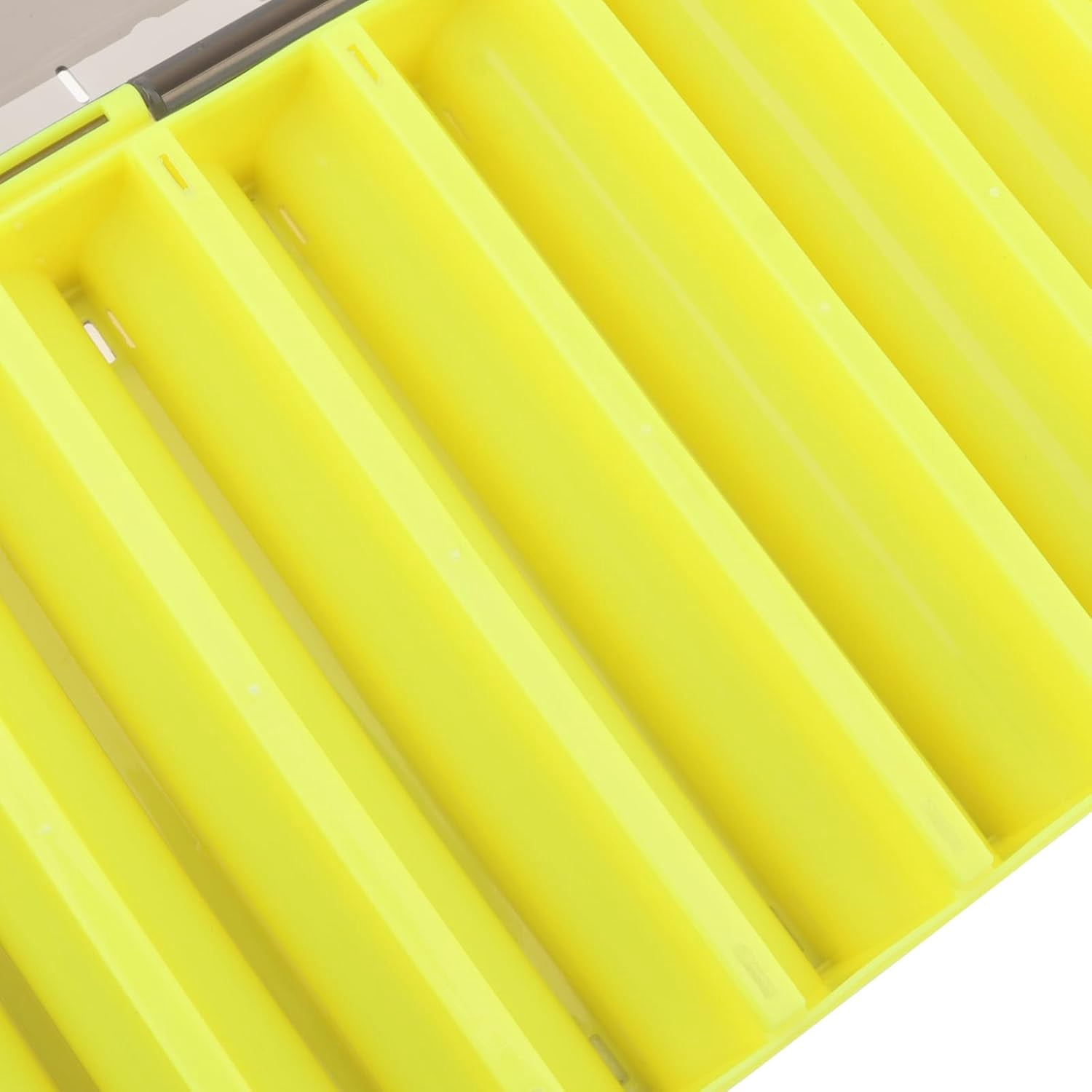 Double Sided 14 Compartments Fishing Tackle Boxes Fishing Lure Box Organizer, Fishing Bait Tackle Storage Case, Container Box for Jewelry Beads Earring Hook (Yellow)