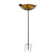 thumbnail image 1 of Baño para pájaros de metal para jardín con base de 5 puntas, cuenco de hierro para baño de pájaros, cuenco independiente para patio, 1 of 8
