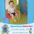 thumbnail image 3 of COCLUB Playhouse for Kids Indoor EVA Foam, with Kitchen Playset Playroom Toys for Toddlers 2-4, Indoor Playground for Boys and Girls, Red, Blue and Yellow, 3 of 9