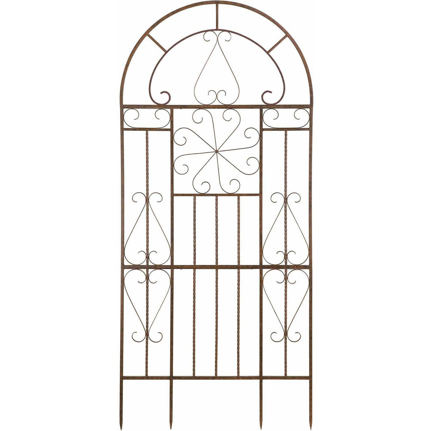 Deer Park Large Kaleidoscope Trellis, Natural by Deer Park Ironworks