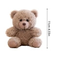 thumbnail image 4 of Honeplcked Teddy Bear Stuffed Animals, Small Gray Teddy Bear Plush Toy Birthday Christmas Valentines Day Gift for Kids Girl Friends on Clearance, 4 of 8